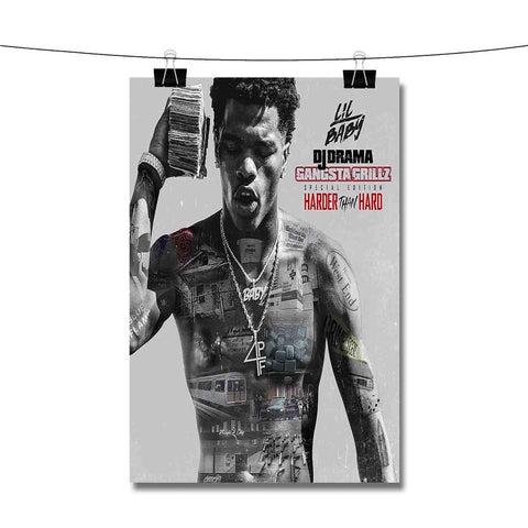 My Drip Lil Baby Poster Wall Decor