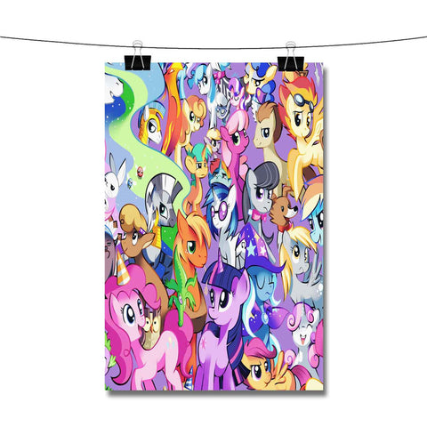 My Little Pony Friendship Is Magic All Characters Poster Wall Decor