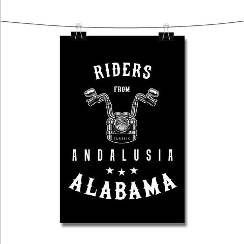 Riders from Andalusia Alabama Poster Wall Decor