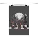 Nightmare Before Christmas Abbey Road Poster Wall Decor