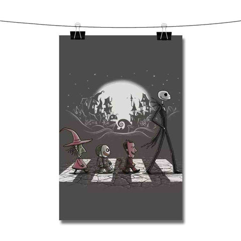 Nightmare Before Christmas Abbey Road Poster Wall Decor