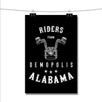 Riders from Demopolis Alabama Poster Wall Decor