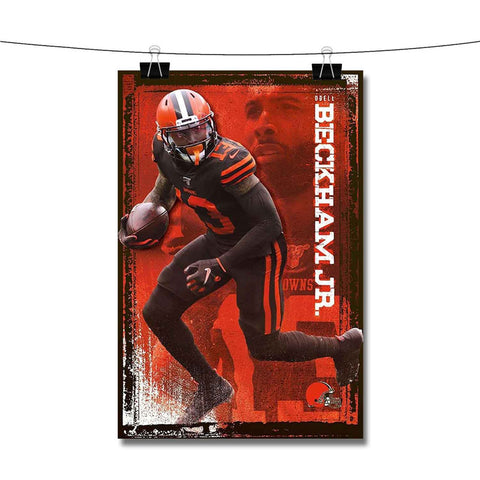 Odell Beckham Jr Cleveland Browns NFL Poster Wall Decor