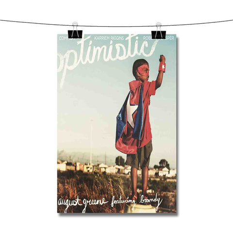 Optimistic August Greene Feat Brandy Poster Wall Decor
