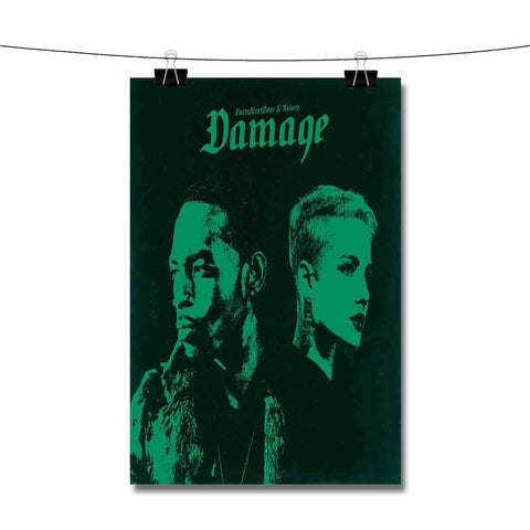 PARTYNEXTDOOR Halsey Damage Poster Wall Decor