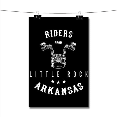 Riders from Little-Rock Arkansas Poster Wall Decor