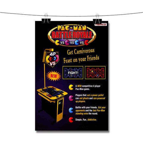 Pac Man Battle Royale Poster Wall Decor