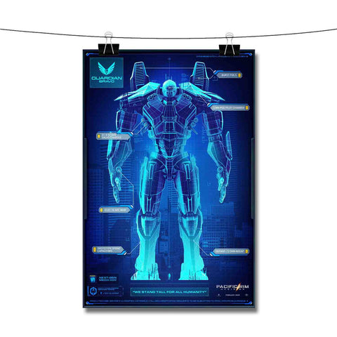 Pacific Rim Uprising Guardian Bravo Poster Wall Decor