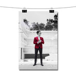 Panic at The Disco Brendon Urie Red Poster Wall Decor