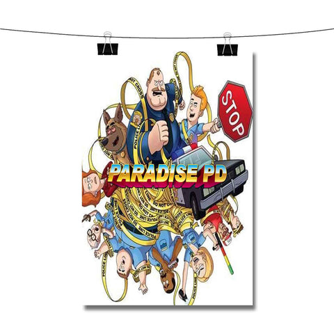 Paradise PD Animation Poster Wall Decor