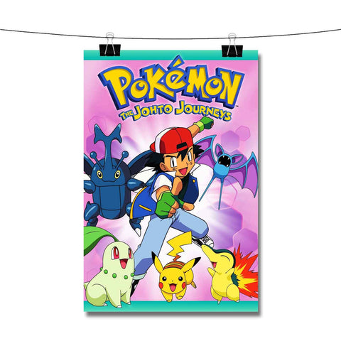 Pokemon The Johto Journeys Poster Wall Decor