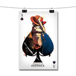 Portgas D Ace Card One Piece Poster Wall Decor
