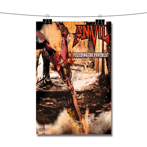 Pounding the Pavement Anvil Poster Wall Decor