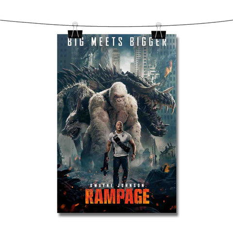 Rampage Movie Poster Wall Decor