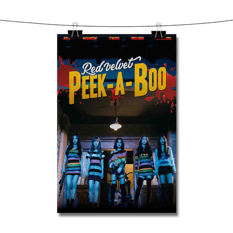 Red Velvet Peek A Boo Poster Wall Decor