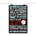 Rick and Morty Get Your Shit Together Poster Wall Decor