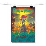 Rick and Morty and Mr Meeseeks Action Poster Wall Decor