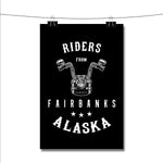 Riders from Fairbanks Alaska Poster Wall Decor