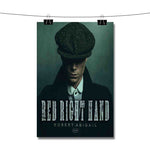 Robert Abigail Red Right Hand Poster Wall Decor