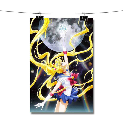 Sailor Moon at The Moon Poster Wall Decor