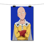 Saitama One Punch Man Animation Face Poster Wall Decor