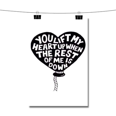 Sam Smith Latch Quotes Poster Wall Decor