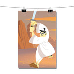 Samurai Jack Cartoon Sword Poster Wall Decor
