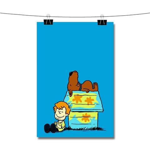 Scooby Doo and Shaggy Snoopy Poster Wall Decor
