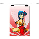 Sexy Bulma Dragon Ball Poster Wall Decor