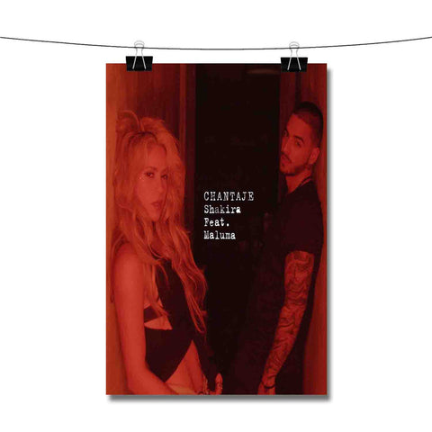 Shakira Chantaje feat Maluma Poster Wall Decor