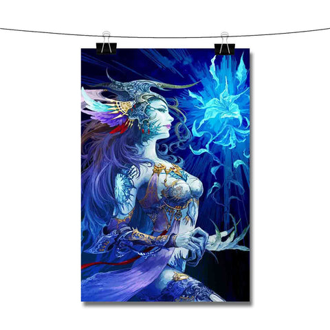 Shiva Final Fantasy Poster Wall Decor