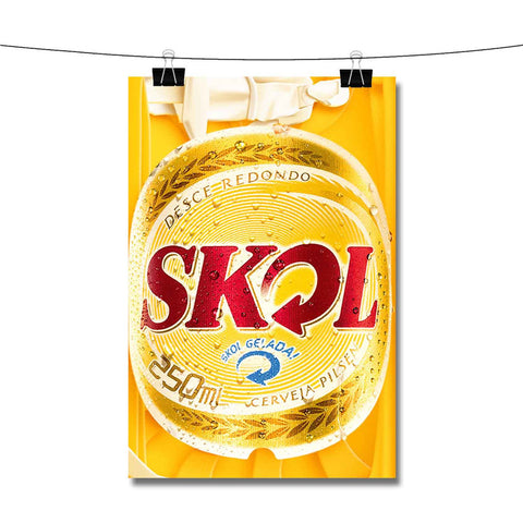 Skol Beer Poster Wall Decor
