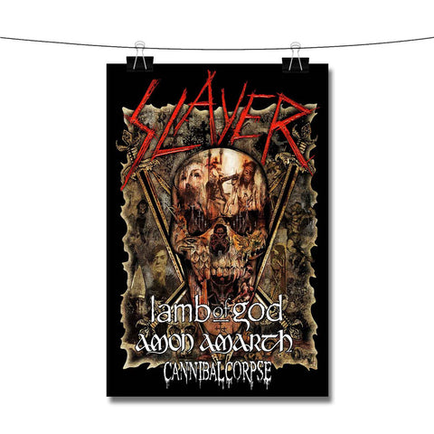 Slayer Music Poster Wall Decor