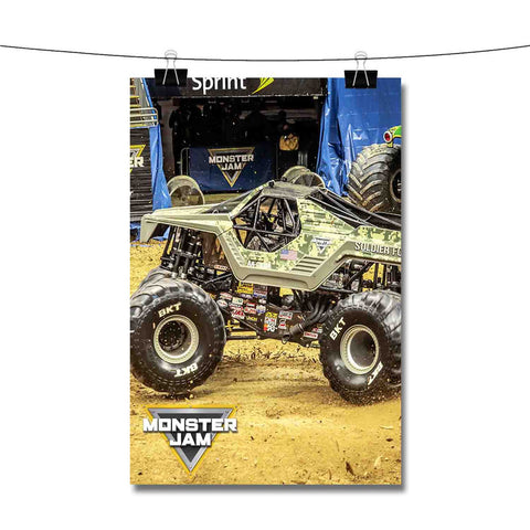 Soldier Fortune Monster Jam Truck Poster Wall Decor