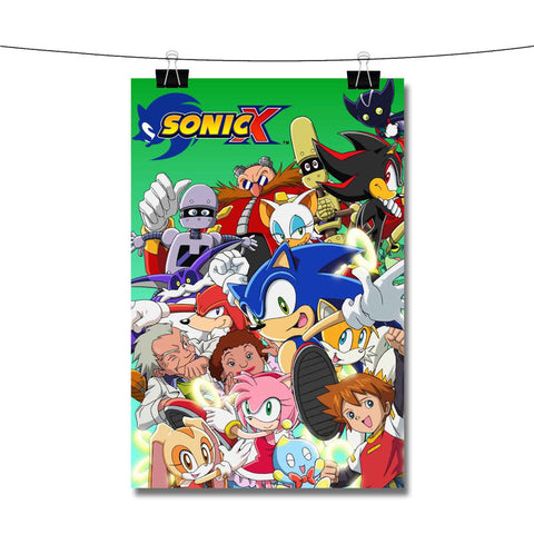Sonic X and Friends Poster Wall Decor