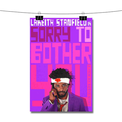 Sorry To Bother You Poster Wall Decor