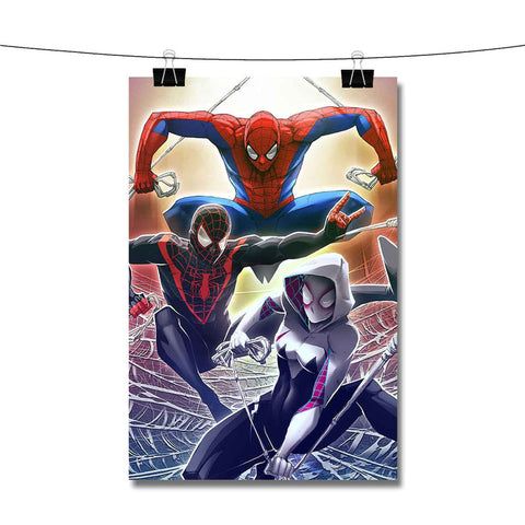 Spiderman Characters Poster Wall Decor