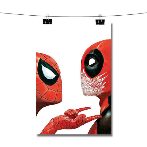 Spiderman Deadpool Poster Wall Decor