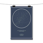 Star Map Poster Wall Decor