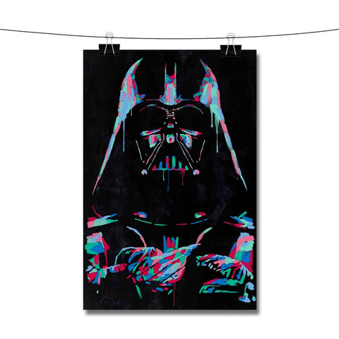 Star Wars Neon Darth Vader Poster Wall Decor