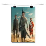 Star Wars The Force Awakens Rey Finn and Poe Poster Wall Decor