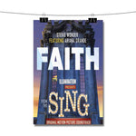 Stevie Wonder Faith ft Ariana Grande Poster Wall Decor
