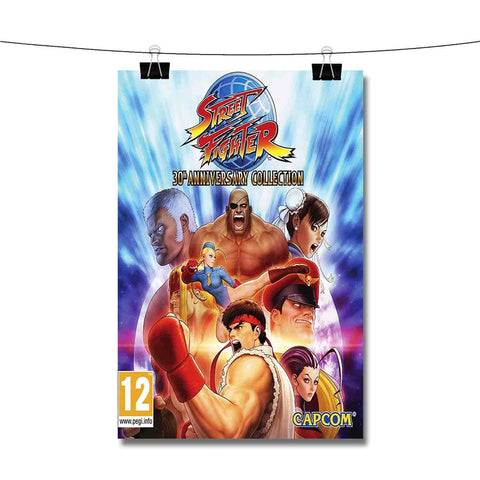 Street Fighter 30th Anniversary Collection Poster Wall Decor