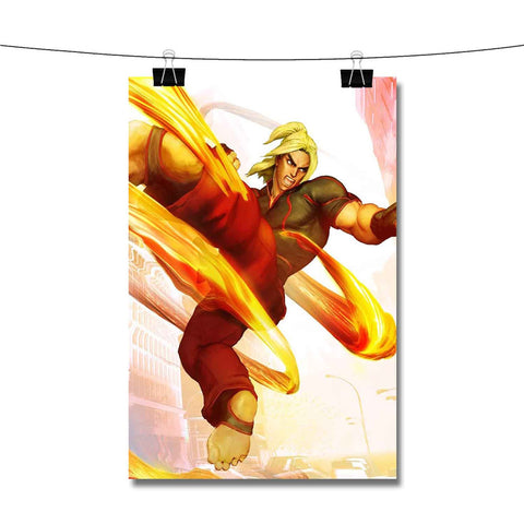 Street Fighter 5 Ken Games Poster Wall Decor