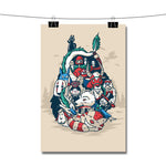 Studio Ghibli All Characters Poster Wall Decor