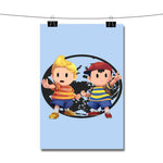 Super Smash Bros Ness and Lucas Poster Wall Decor
