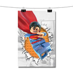 Superman Lego Poster Wall Decor