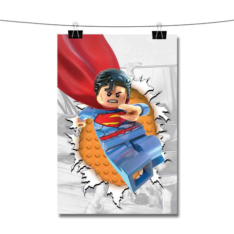 Superman Lego Poster Wall Decor
