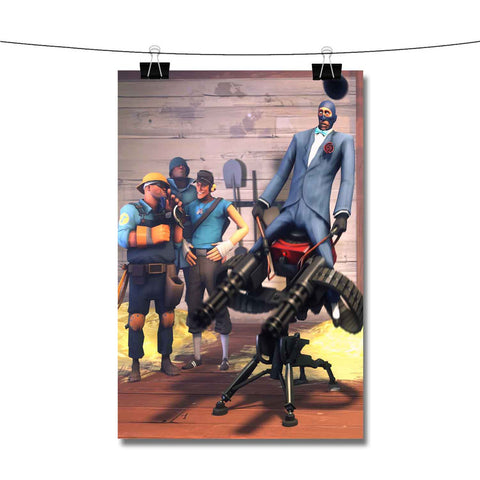 Team Fortress 2 Blue Poster Wall Decor