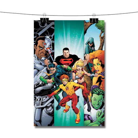 Teen Titans Superheroes Poster Wall Decor